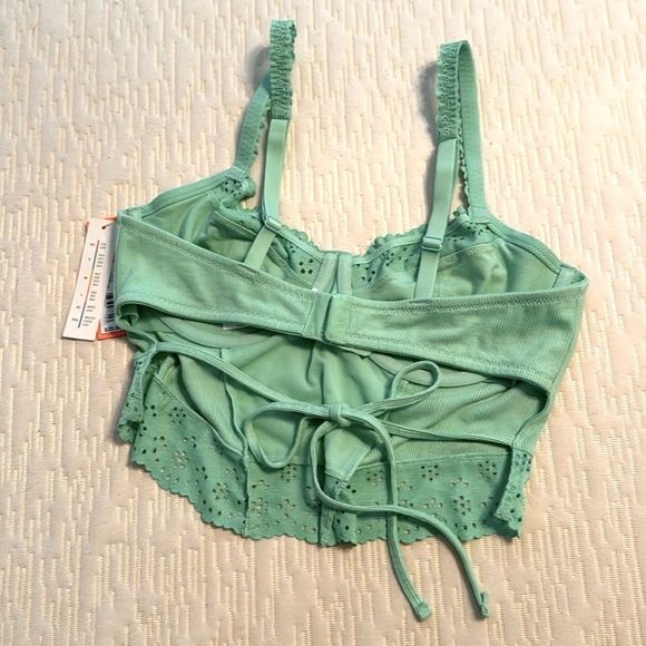 COLSIE Women’s Eyelet Corset Bralette, size Large - Picture 6 of 6